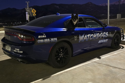 Watchdog Security Vehicle With Dog